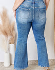 High Rise Ankle Flare Jeans