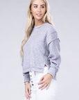 Brushed Melange Hacci Oversized Sweater