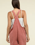 Washed Knot Strap Romper