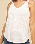 V Neck Sleeveless Cami Top