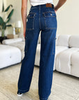 Judy Blue Full Size High Waist Straight Cargo Jeans