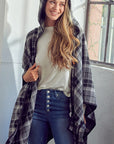 Plaid Poncho