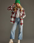 Red, Green & White Plaid Jacket