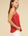 V Neck Sleeveless Cami Top